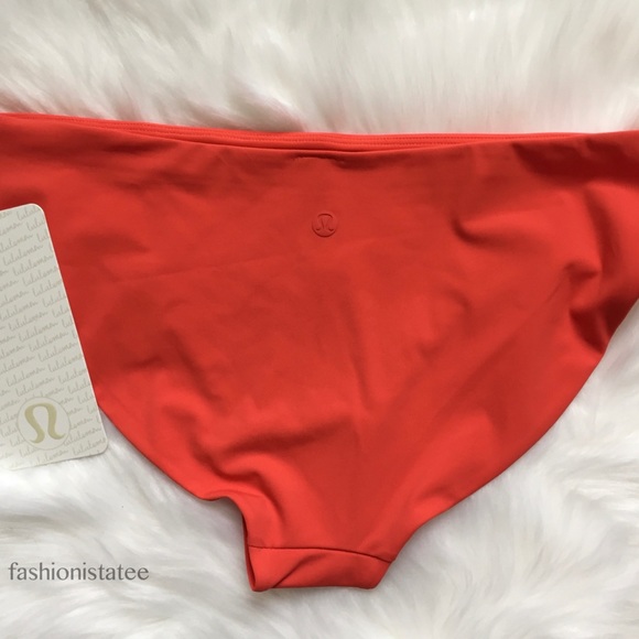 NWT LULULEMON RISING TIDES BOTTOM RED ORANGE - Picture 3 of 4